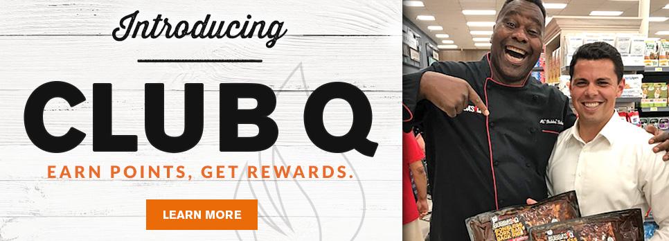 Join our new loyalty program, Club Q!